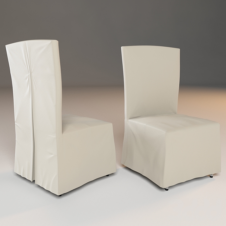 Стул в чехле - Стулья - 3D модель