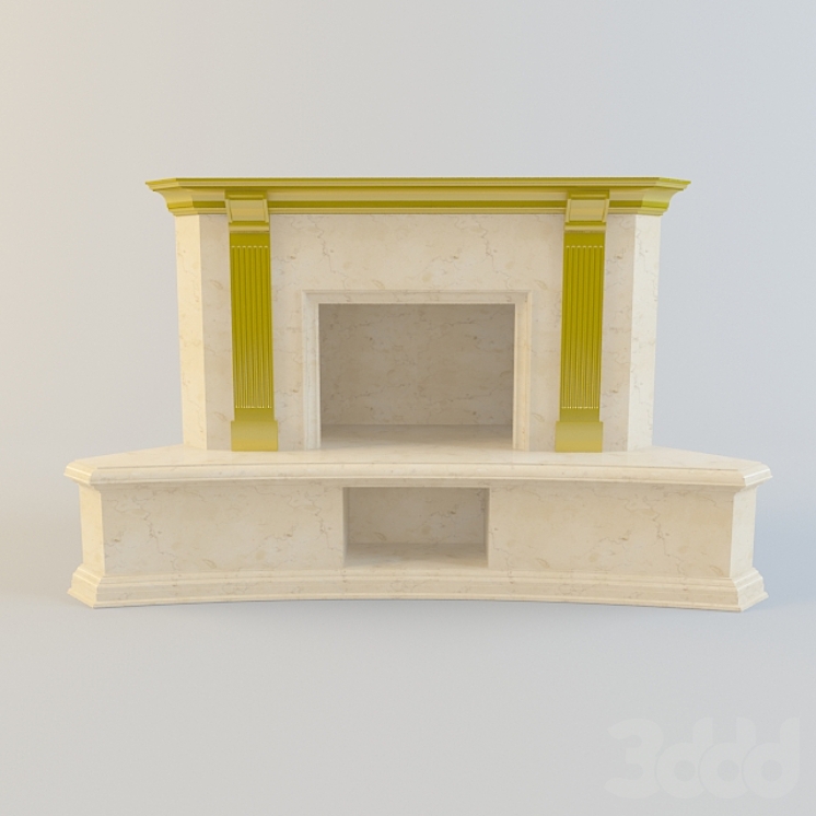 Камин - Камин - 3D модель