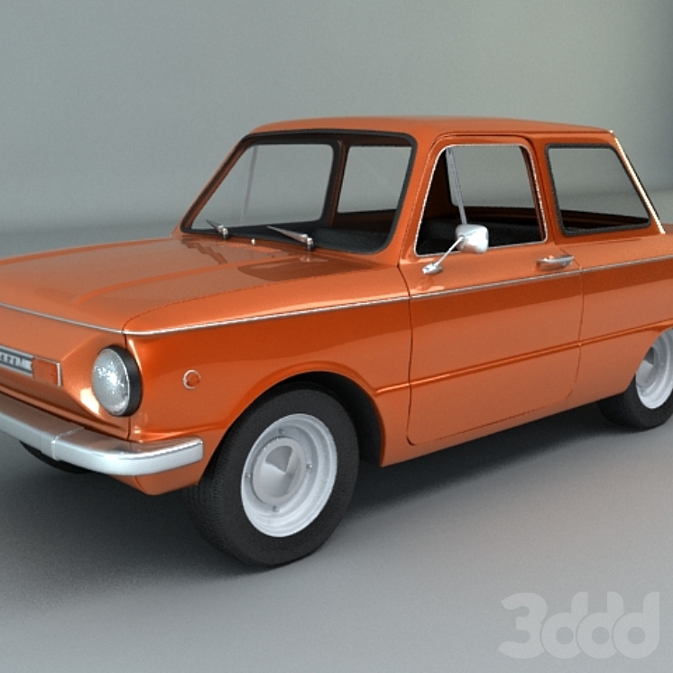 3д модель ЗАЗ 968м