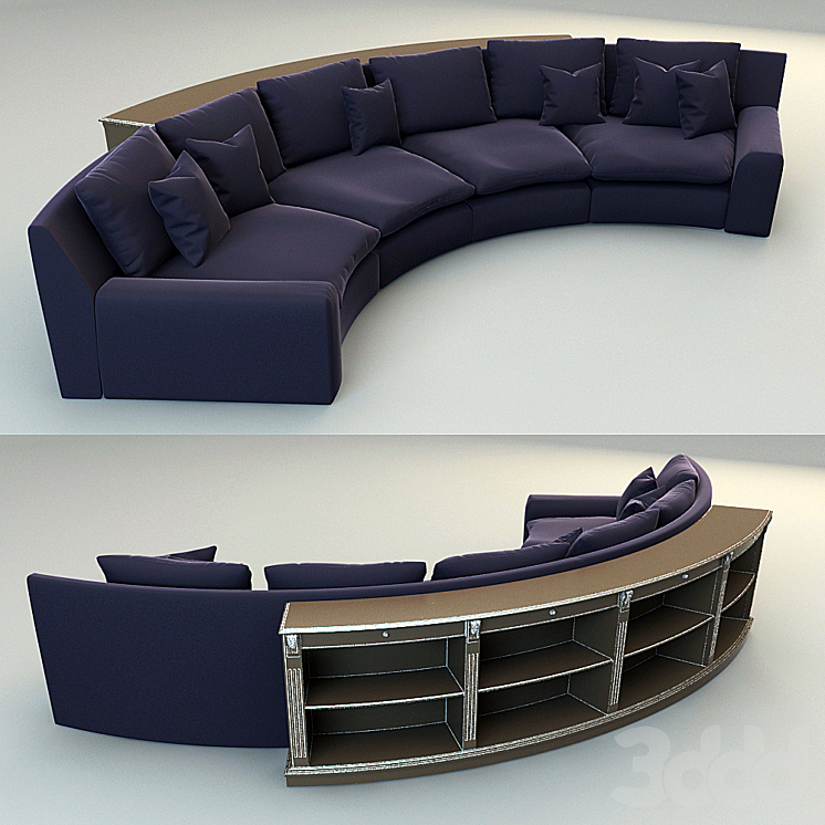 Sofa 13 kart. Полукруглый диван Arflex Ben-Ben. Ben Ben Arflex диван. Радиусный диван Фенди. Полукруглый диван архикад.