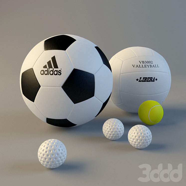 Футбольный мяч 3d модель