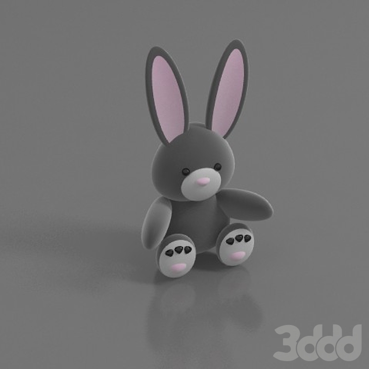 Заяц д а. Rabbit_Toy 3ds Max. Заяц 3d модель. 3 Д модель для принтера зайчик