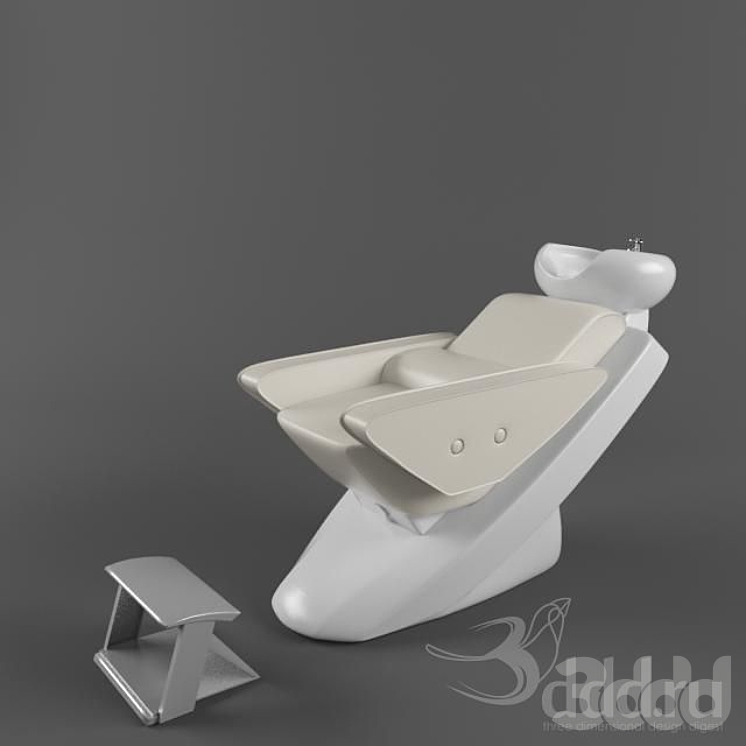 мойка головы - Салон красоты - 3D модель