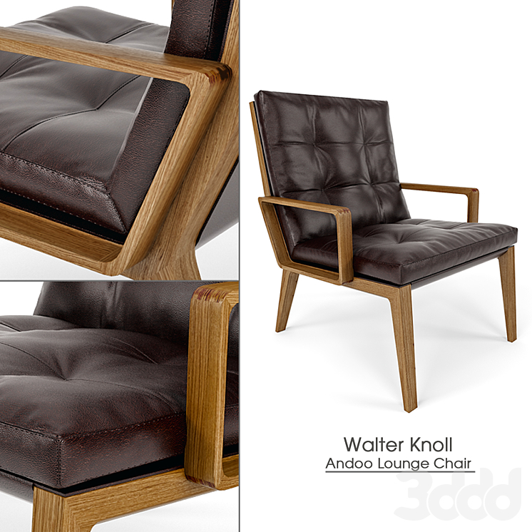 Walter Knoll Andoo Lounge Chair Кресла 3D модель