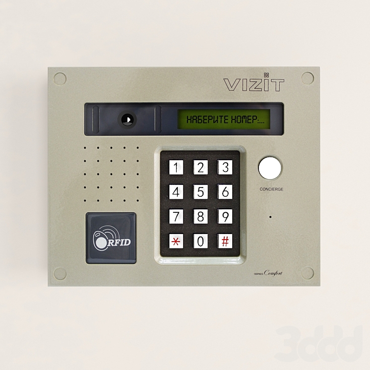 Домофон Vizit БВД-432 - Разное - 3D модель