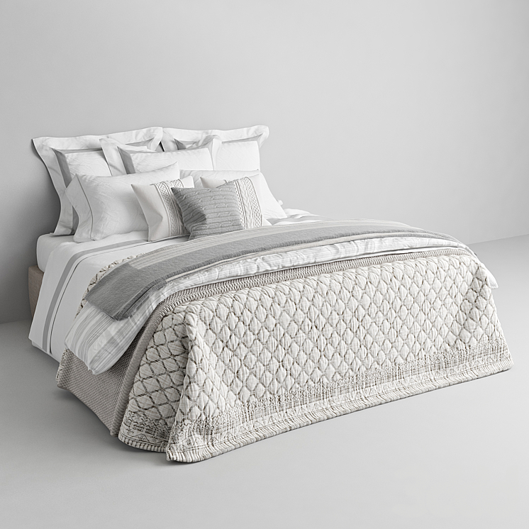 Постельное белье Zara Home - Кровати - 3D модель