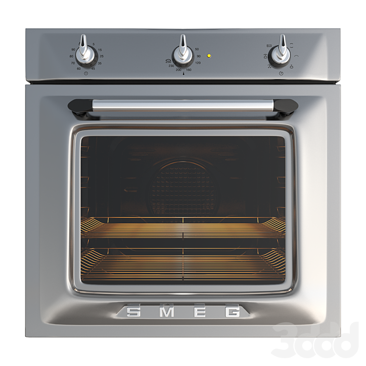 Духовой шкаф Smeg SF6903X - Техника - 3D модель
