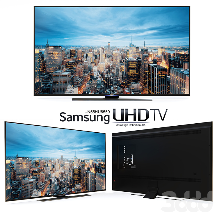 Телевизор SAMSUNG UN55HU8550 - Телевизоры - 3D модель