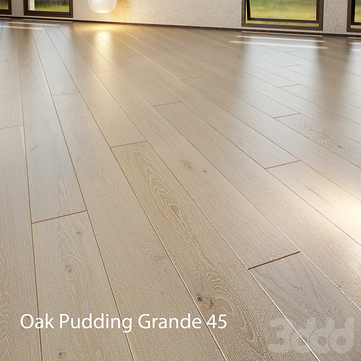 Паркетная доска Barlinek Floorboard - Pudding Grande - Дерево - 3D модель