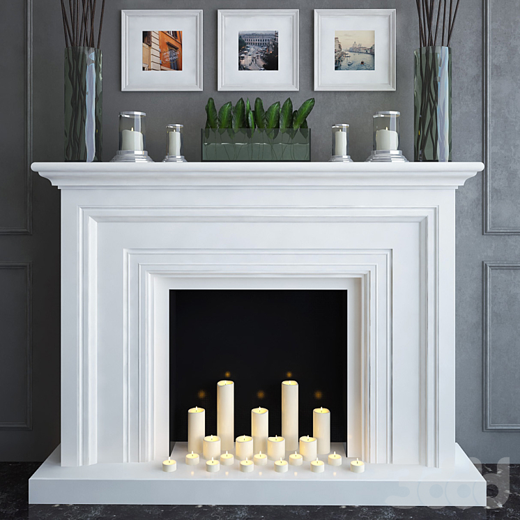 Fireplace 3 - Камин - 3D модель