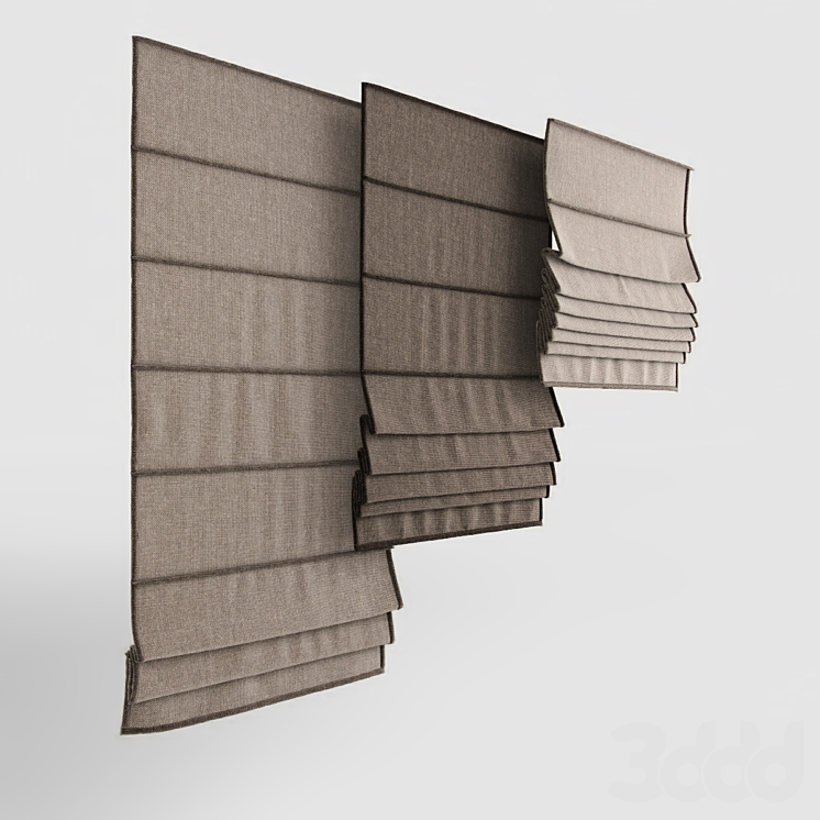 Штора 24 - Шторы - 3D модель
