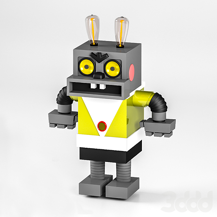 Робот Заяц - Игрушки - 3D модель