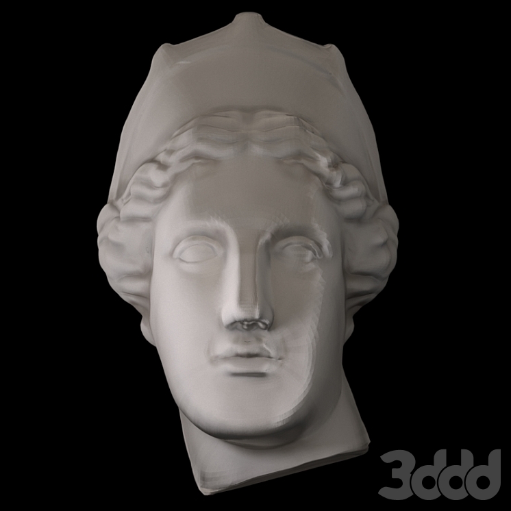 Голова гипсовая Венера Капуа - Скульптуры - 3D модель