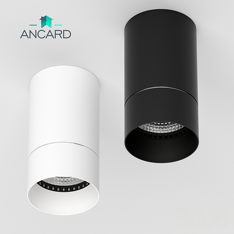 Светильник накладной от Ancard - Встроенный - 3D модель
