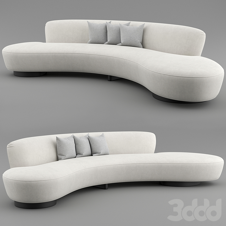 Freeform curved sofa hotsell