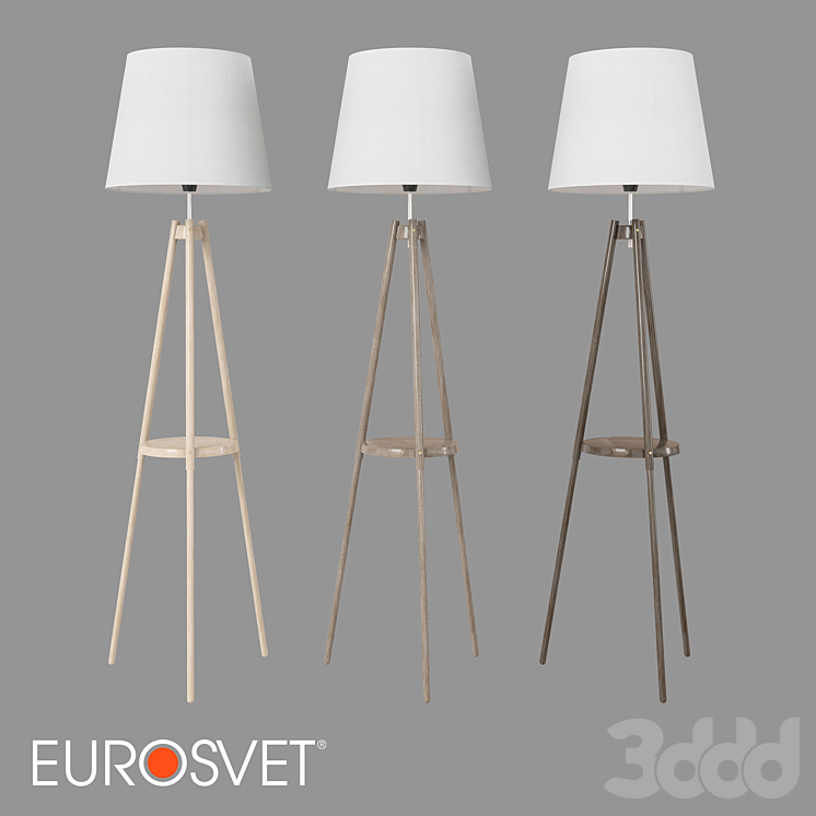 ОМ Торшер на треноге TK Lighting lozano - Торшеры - 3D модель