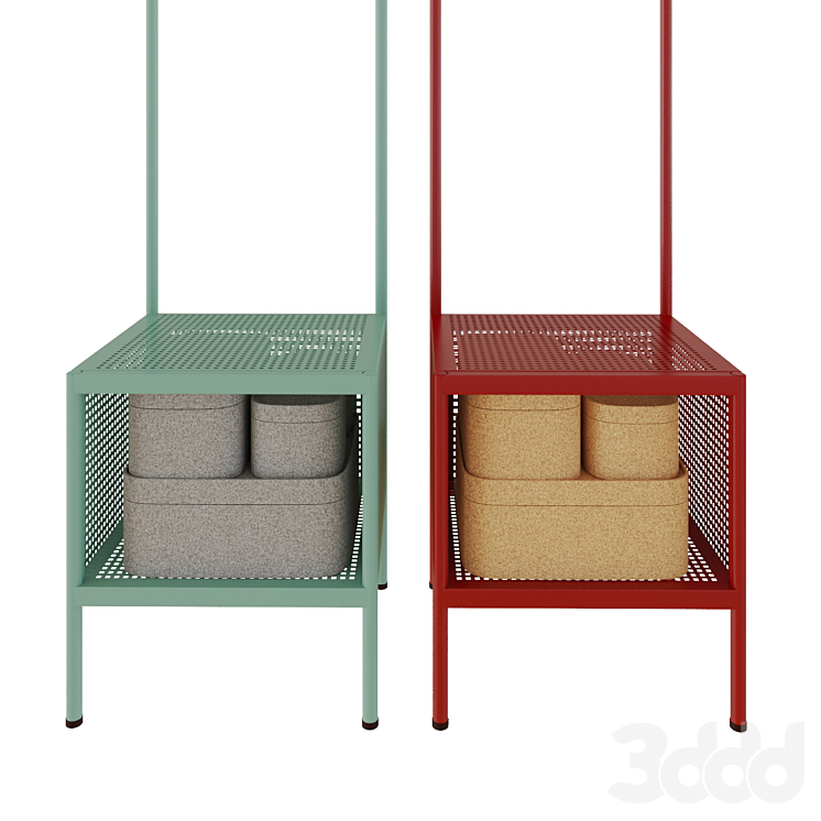 IKEA Nikkeby clothes rack 3D