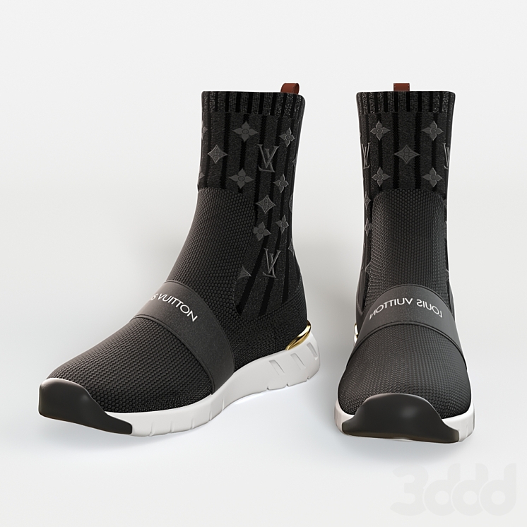 louis vuitton AFTERGAME SNEAKER BOOT 3D