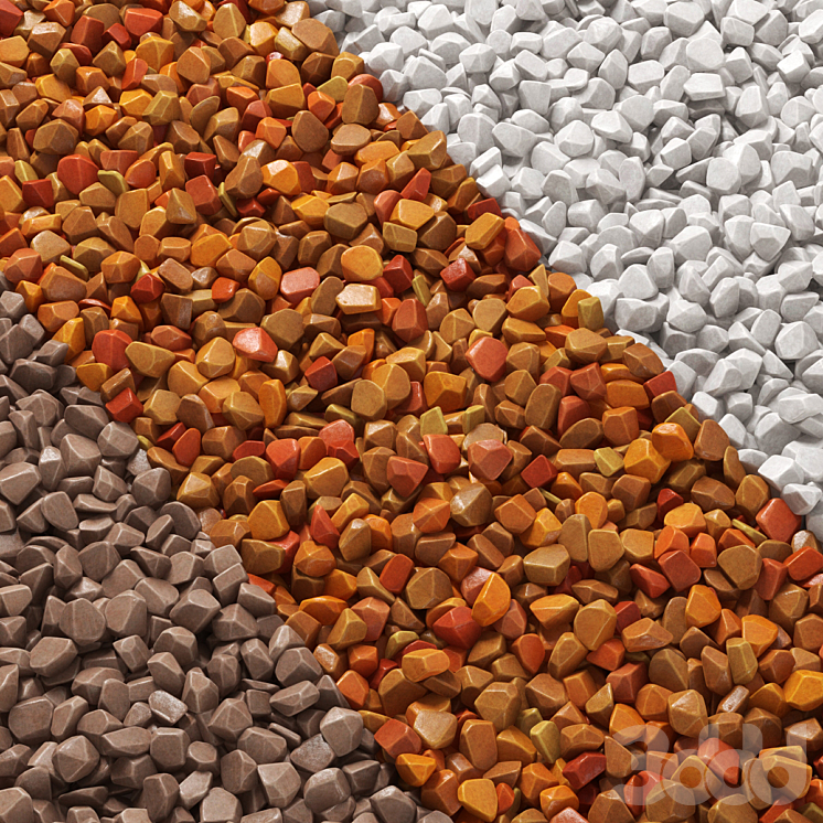 Gravel stone rock road n1 / Декоративный скальный гравий - Детали ...
