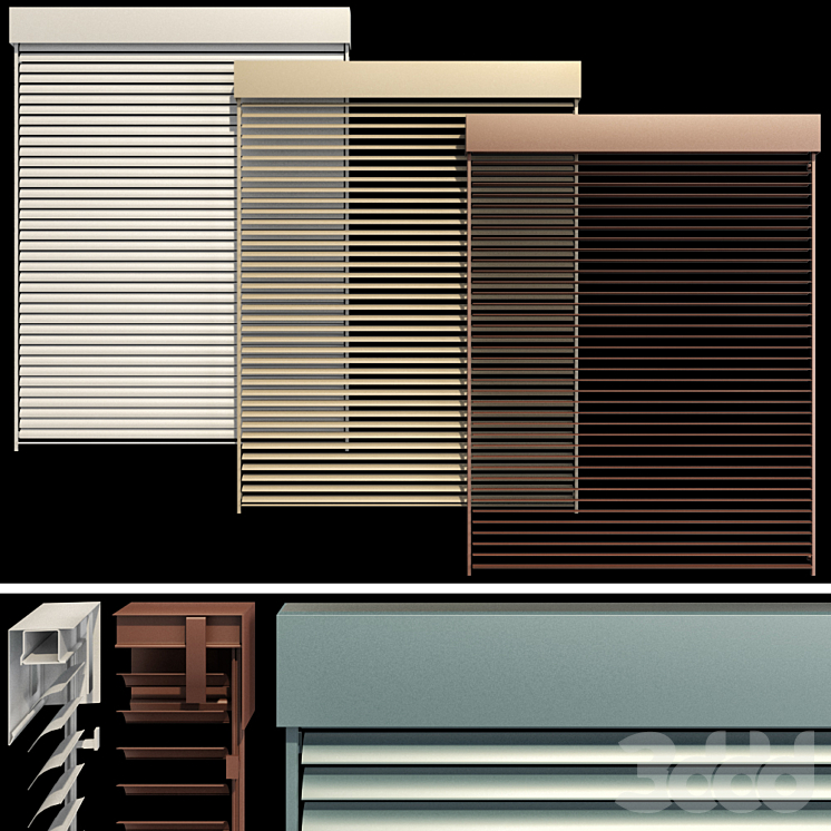 Металлические жалюзи для окон и дверей / Metal blinds for windows and ...