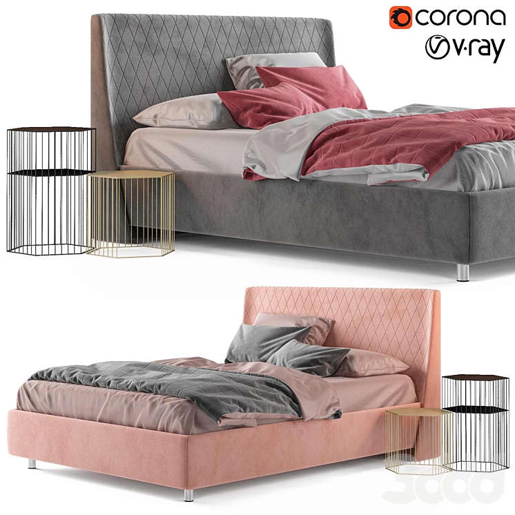 Askona Emma - Кровати - 3D модель