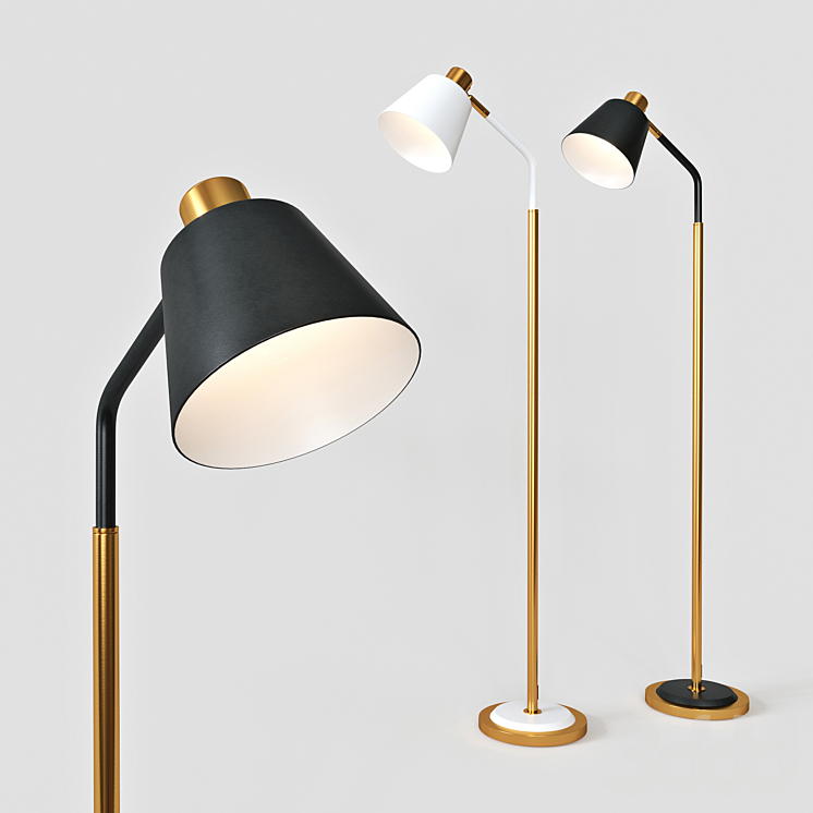 Напольная Лампа OYGROUP / Lumina Deco Ardini - Торшеры - 3D модель