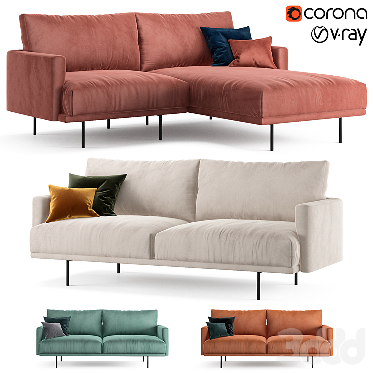 Диван Мисл divan.ru - Диваны - 3D модель