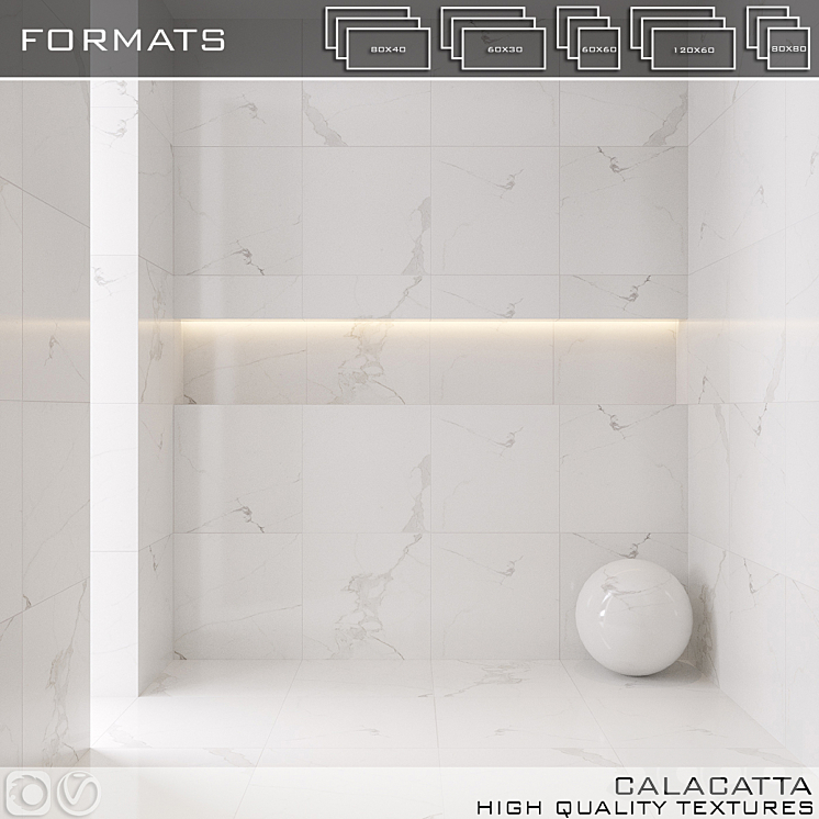 Керамическая плитка CERIM CALACATTA - Кафель, Плитка - 3D модель