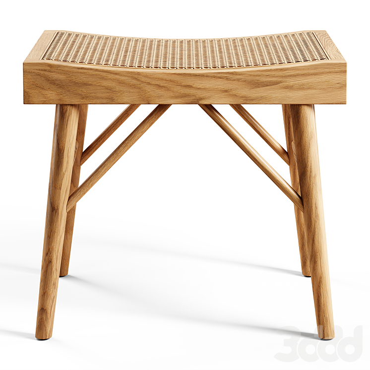 Zara shop rattan bench
