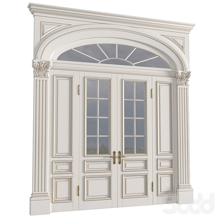 Входные классические уличные двери. Входные двери в дом. Entrance ...