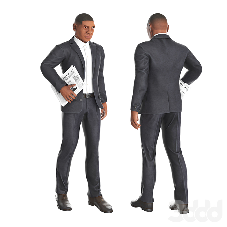 Thomas News Paper - Живые существа - 3D модель