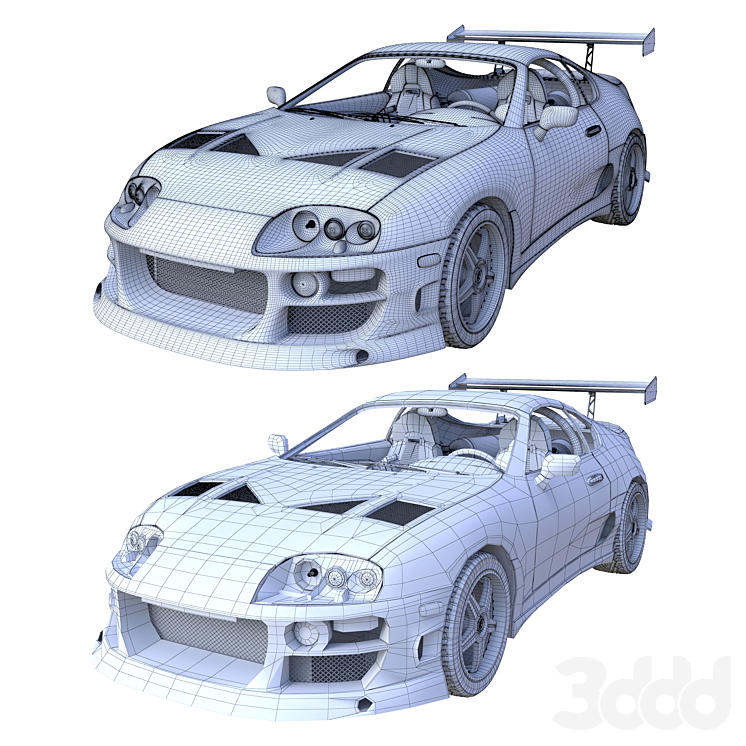 Чертёж Toyota Supra MK