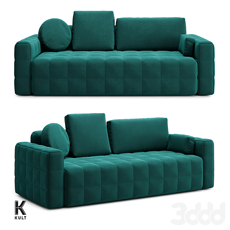 ОМ KULT-HOME диван Blok 12.33 - Диваны - 3D модель