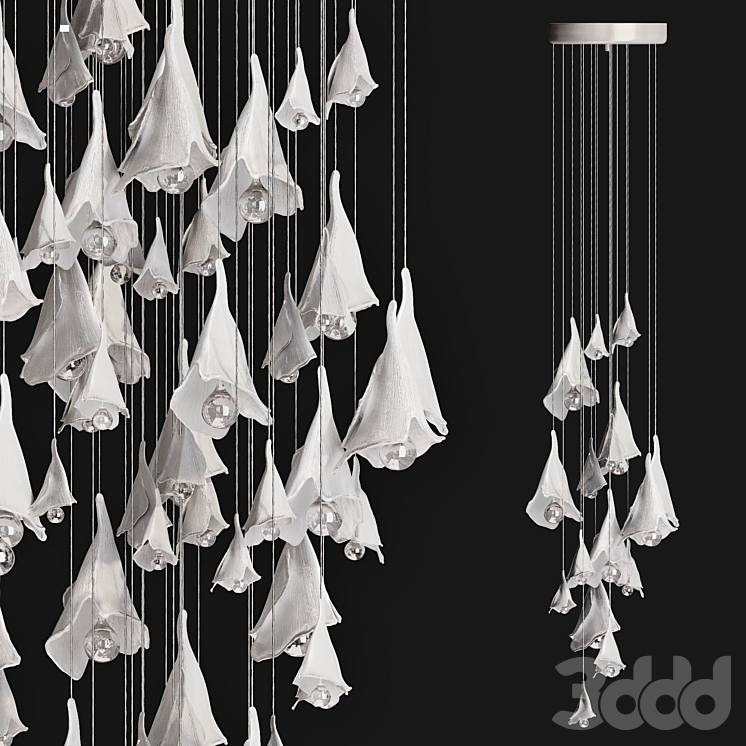 KOLOKOLCHIKI White Vetvi Store - Подвесной - 3D модель