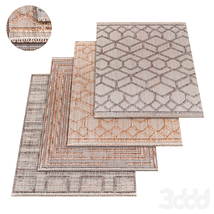 Zaragoza rugs Ковры 3D модель