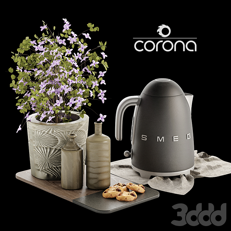 kitchen accessories smeg - Мелочь для кухни - 3D модель