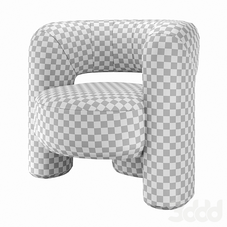 OM Кресло Zampa - Кресла - 3D модель