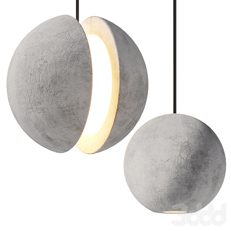 Moon by Mooielight - Подвесной - 3D модель