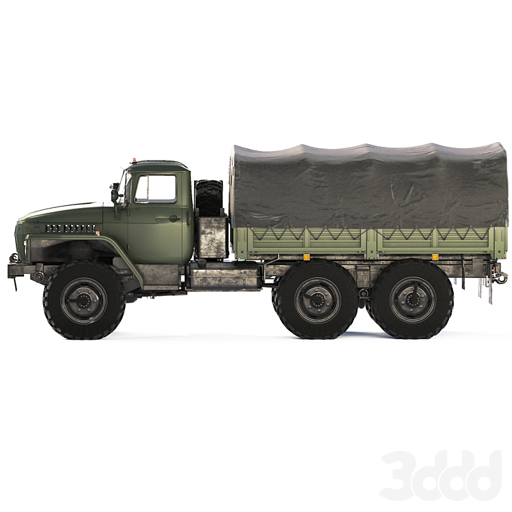 Урал 4320 3Д Модель