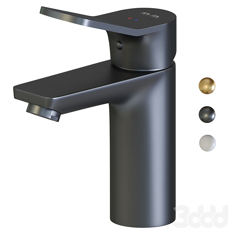 Смеситель для раковины AM.PM X-Joy F85A02122 низкий - Смеситель - 3D модель