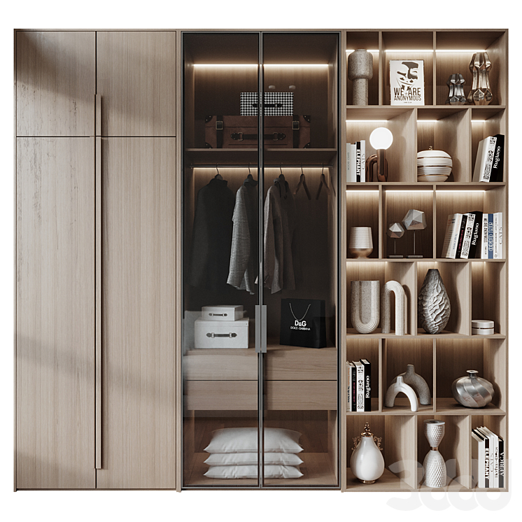 Cabinet GHS-2425 - Шкафы - 3D модель
