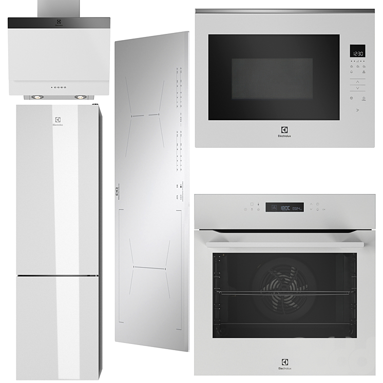 Набор кухонной техники Electrolux 4 - Техника - 3D модель