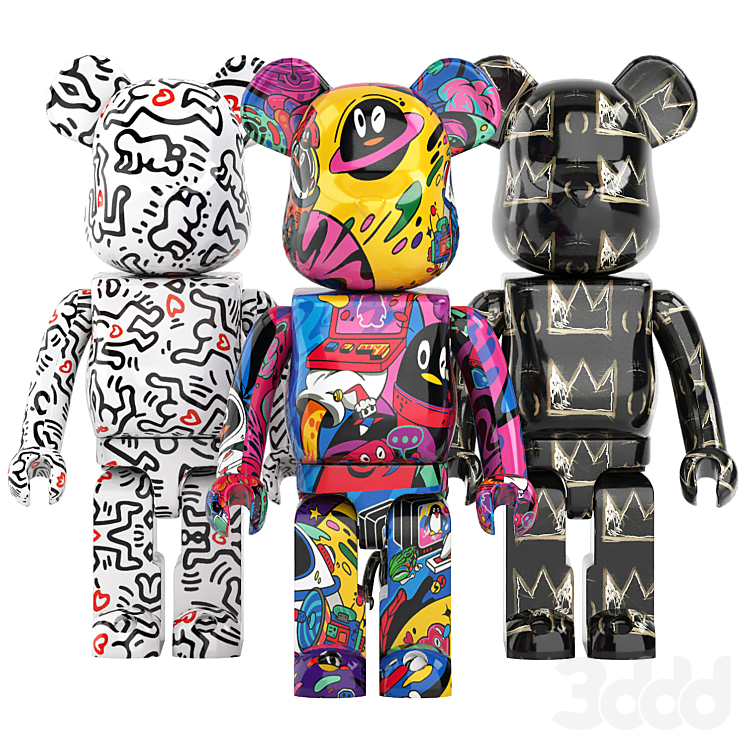bearbrick collection - Игрушки - 3D модель