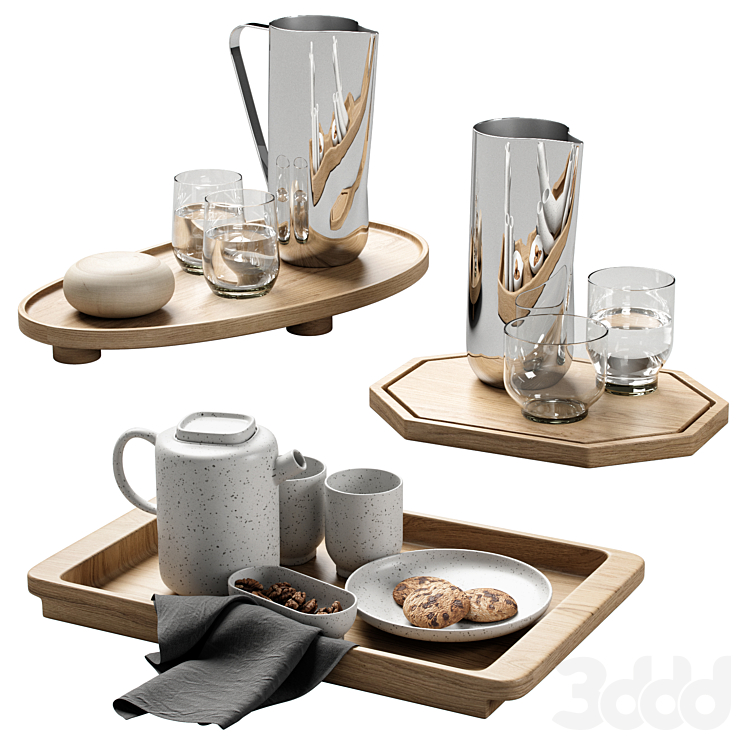 kitchen decor set 16 - Еда и напитки - 3D модель