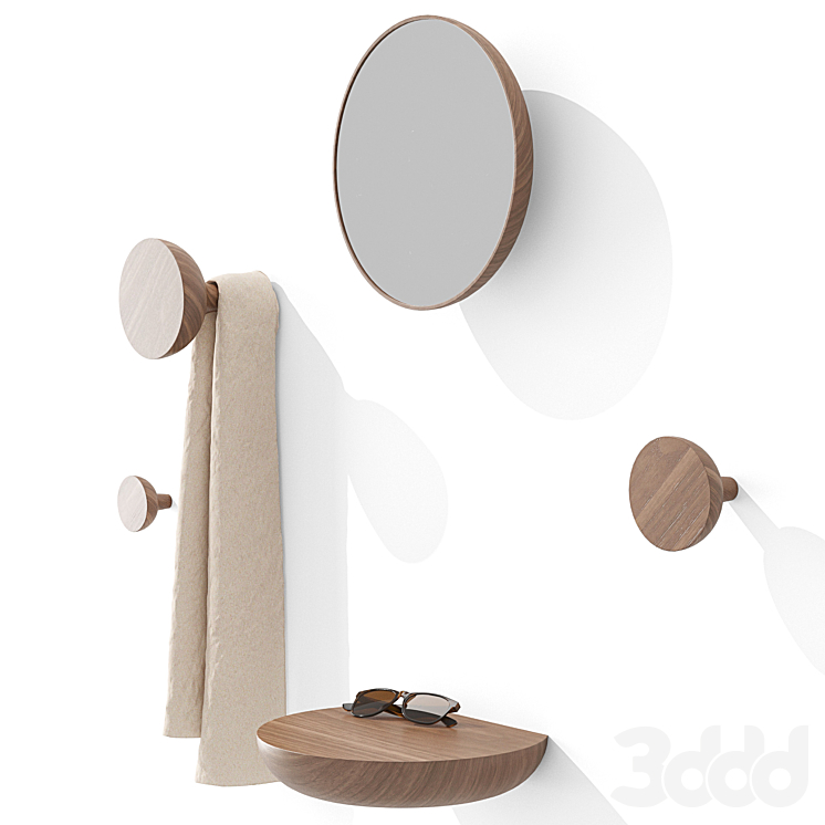 Набор для прихожей Nomon WELCOME - Другие предметы интерьера - 3D модель