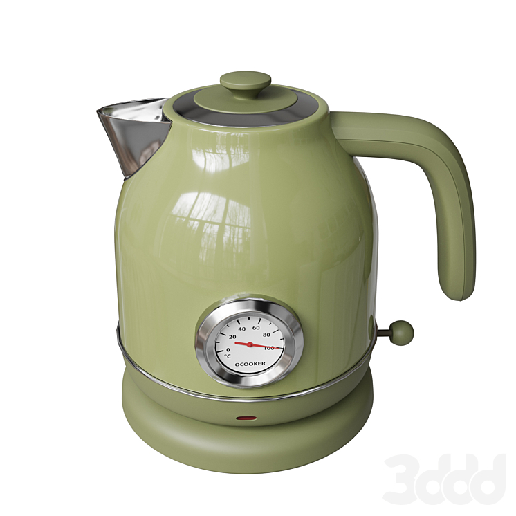 Xiaomi Qcooker Retro Electric Kettle QS 1701 Техника 3D модель