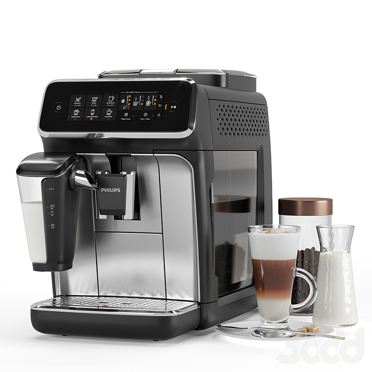 Philips 3200 Series Espresso Machine LatteGo | EP3246 - Техника - 3D модель