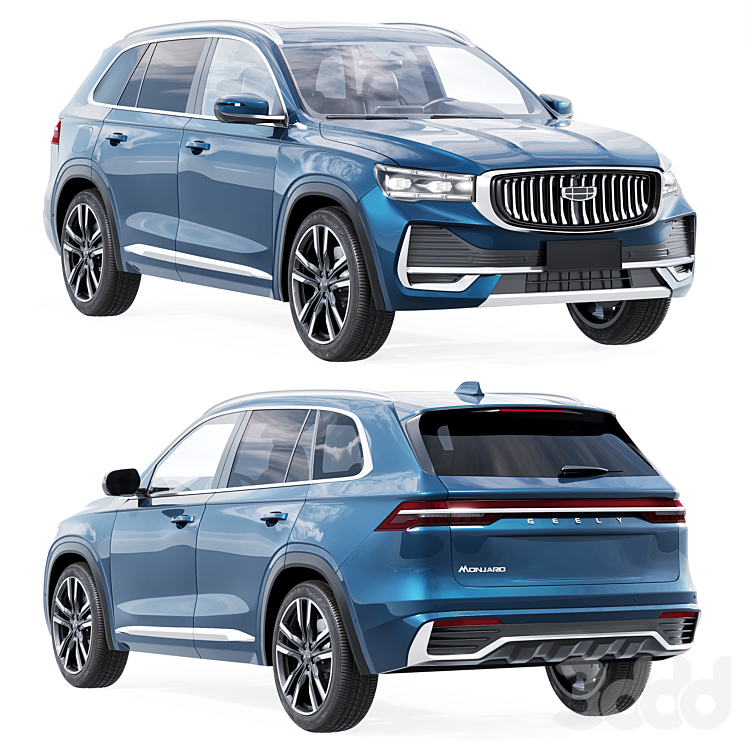 Geely Monjaro - Транспорт - 3D модель