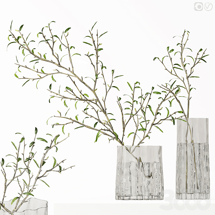 Flower composition - 17 - Букеты - 3D модель