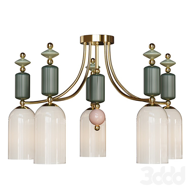 Люстра потолочная ODEON LIGHT EXCLUSIVE CLASSIC CANDY 4861/5C ...